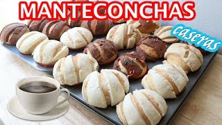 Receta de Manteconchas como las de Querétaro como hacer manteconchas [upl. by Sivrup]