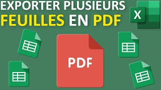 Exporter plusieurs feuilles dun classeur Excel en PDF [upl. by Ciccia102]