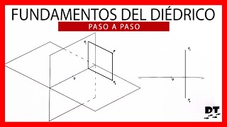 😅 DIÉDRICO dibujo técnico 😅 Fundamentos del sistema DIÉDRICO  Sistema DIÉDRICO introducción [upl. by Sieracki676]