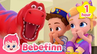 TRex and Bebefinn   More Nursery Rhymes Compilation  Song for Kids [upl. by Aivatal342]