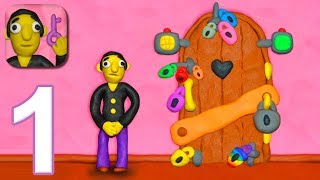 12 LOCKS Plasticine room  Gameplay Walkthrough Part 1 [upl. by Enened]