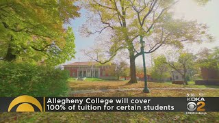 Allegheny College covering full tuition for certain students [upl. by Leirud723]