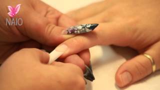 Application dune Capsule Blanche Tutoriel par Naio Nails [upl. by Pierson89]