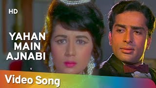 Yahan Main Ajnabee Hoon  Shashi Kapoor  Nanda  Jab Jab Phool Khile  Bollywood Classic Songs [upl. by Anwahsad]