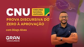 CNU  Prova Discursiva do zero à aprovação [upl. by Galitea]