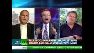 Crosstalk Finkelstein vs Morris  IsraelPalestine Debate [upl. by Emiatej]