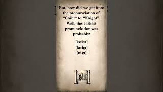 Why Is quotKnightquot Spelled Like That etymology essentialetymologies [upl. by Notterb872]