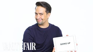 LinManuel Miranda Teaches You Broadway Slang  Vanity Fair [upl. by Ahseuqal]