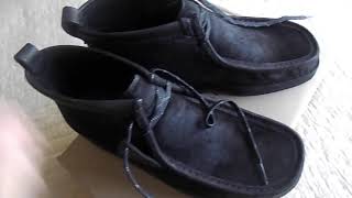 Clarks Wallabee Hike Black Combi [upl. by Reniar]