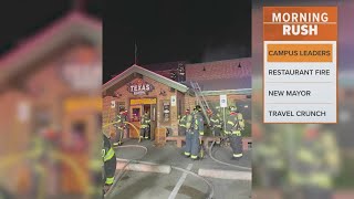 Texas Roadhouse catches fire in Garland Texas [upl. by Modern]