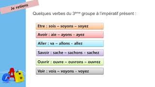 conjugaison  limpératif présent [upl. by Ninel]