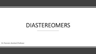 Diastereomers [upl. by Perri]