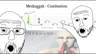 MESHUGGAH  Combustion But Its Actually In Upbeat [upl. by Viviene]