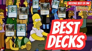 Best Decks Historic Best of One  MTG Tier List [upl. by Ayotahc]