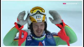 Linus Strasser Schladming Slalom der Herren Lauf 2 [upl. by Ahk976]