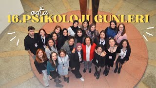 ODTÜ 16PSİKOLOJİ GÜNLERİ VLOG  odtü psikoloji topluluğu 910 Mart Psikoloji Günleri [upl. by Ecinrahs7]