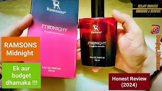 RAMSONS Midnight EDP  Ek Aur Budget Dhamaka  100 ml MRP ₹380 Deal ₹175 only [upl. by Namreg2]