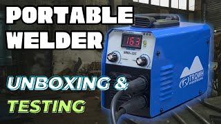 Portable Mini Stick welder by TRQWH  unboxing amp First impressions [upl. by Iram]