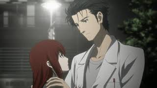 Makise Kurisu x Okabe Rintarou  Kurisu and Kyouma Kiss  Steins Gate Movie [upl. by Arteid]