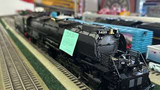 Lionel Vision Line Big Boy 4019 First Look From Milepost 38 Toy trains [upl. by Eizeerb]