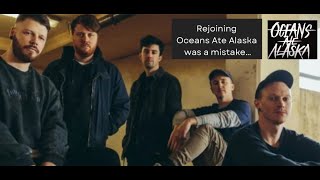 Vocalist James Harrison has quit Oceans Ate Alaska again  releases statement [upl. by Oballa]