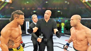 Vitor Belfort vs Wanderlei Silva 2 Full Fight  UFC 4 Simulation [upl. by Anerat]