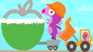 Sago Mini Trucks amp Diggers Cartoon Games  Fun Children Play Sago Mini Pet Learn Build Color House [upl. by Dahlia]