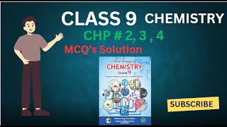 Class 9 Chemistry Chp  2 34 MCQs Solution  FBISE Khattak Academy HarisKhanAcademy [upl. by Atteroc]