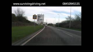 Trostre roundabout  Following the A484 2nd exit towards Swansea [upl. by Wes913]