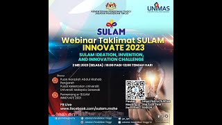 Webinar Taklimat SULAM INNOVATE 2023 [upl. by Wadlinger]