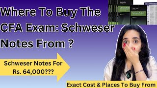 CFA Exam Schweser Notes  Where Can You Get The Latest Edition At The Best Price [upl. by Nnave568]