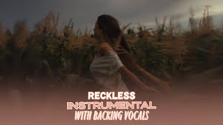 Madison Beer  Reckless Instrumental with Backing Vocals [upl. by Oicatsana]