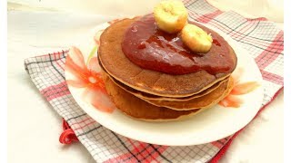 Pancake alla banana senza uova  Ricetta light [upl. by Stolzer681]