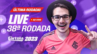 LIVE DICAS 38 RODADA  CARTOLA FC 2023  A ÚLTIMA DO ANO PRA MITAR [upl. by Deery]