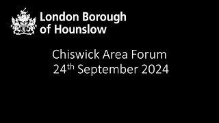 Chiswick Aera Forum 24 September 2024 [upl. by Allrud]