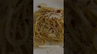 Sardines Parmesan Pasta Recipe pastalover pastarecipe sardinesrecipe parmesan recipe recipes [upl. by Asilana]