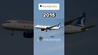 Evolution of Anadolu Jet 🇹🇷 aviation [upl. by Joshua915]