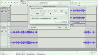 Audacity 99  Exportation du projet au format mp3 ou wave [upl. by Greenes784]