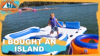 Inflatable Floating Island Review  Is It Worth It [upl. by Leahcimaj]