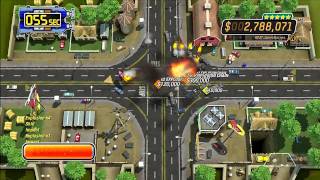 Burnout Crash Pizza Track Gameplay [upl. by Barbour]