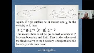 7 Boundary Surface 1  HYDRODYNAMICS 243711  Honours 4th Year Mathematics [upl. by Kcirrej]