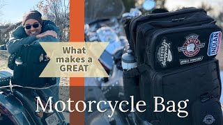 Review  Viking Bags 🏍️ Sissy Bar Backpack AnywhereRider [upl. by Eanad]