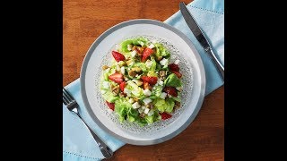 Feta Strawberry amp Walnut Salad [upl. by Adelaide929]