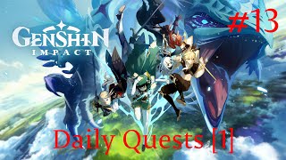 Genshin Impact Walkthrough Part 13  Daily Quests 1 No Commentary [upl. by Sang770]