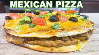 MEXICAN PIZZA Taco Bell Copycat Recipe [upl. by Buderus]