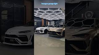 With over 10 years of hexagon garage lighting experience 100 authentic guarantee car gym edit [upl. by Ecyor]