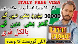 Italy Free Work Visa 2024  How To Apply Italy Visa  Easy Go To Europ  Visa 30000 Euro Bons Offer [upl. by Aneerb372]