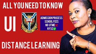 How to gain Admission into University of Ibadan distance learningAdmission processschool fees [upl. by Kendal]