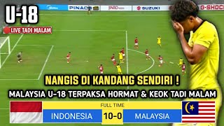 🔴GEMPARKAN ASEAN TADI MALAM  INDONESIA U18 10 VS MALAYSIA U18 0 MATCHDAY U18 2024MALAYA KEOK [upl. by Syl28]