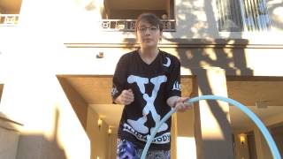 Double Hooping Tutorial  Crossers Hug Weave [upl. by Milt498]